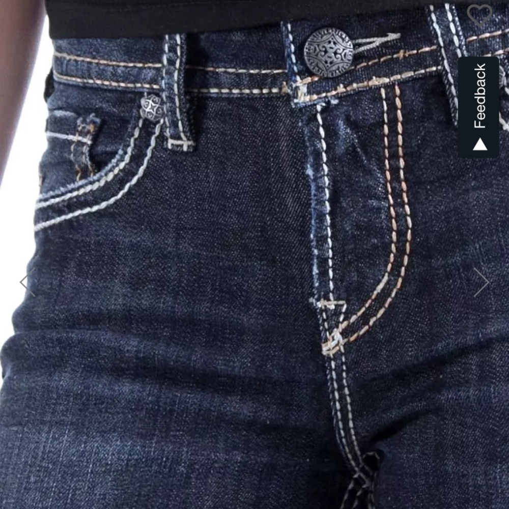 SILVER Natsuki Boot Stretch Jean Darkwash W27/L29 Comfy Denim Jeans RETAIL $85 - Picture 11 of 15